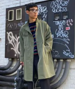 メンズ モッズコート オリーブ フィッシュテールのサムネイル