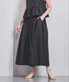 UNITED ARROWS エアリージャカード コクーンスカート　38