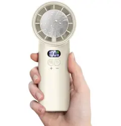 ハンディファン2025新モデル 冷却プレート超高速大風量 卓上扇風機 瞬間冷却