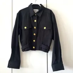 <80’s DCブランド> Norihisa Ota クロップドジャケット 黒