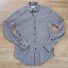 美品☆ZARA MAN ☆千鳥格子柄 シャツ Mサイズのサムネイル