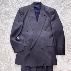 希少カラー✨ヴィンテージ　スーツ　セットアップ　パープル　y2k ダブル