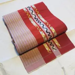 【送料込・個性的・SALE中】個性的☆粋な変わり柄 洒落帯