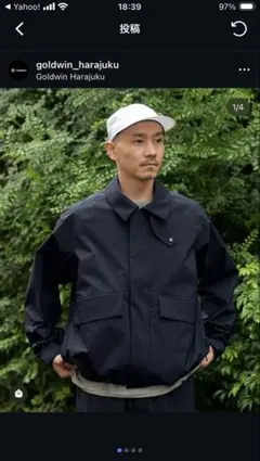 【新品未使用タグ付き】GORE-TEX ネイビー ジャケット