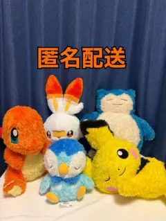 ポケモン めちゃもふぐっとぬいぐるみ　5体セット