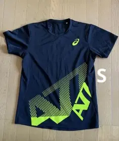 asics Tシャツ A77 イエロー