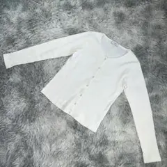 SLOBE IENA ✨スローブイエナ リブニットカーディガン【フリー】ホワイト