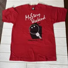 Mystery Weekend Tシャツ Lサイズ レッド