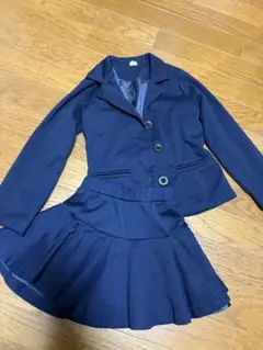 約100cm ネイビー ジャケットとスカートセット