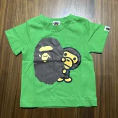 新品⭐️BAPE KIDS Tシャツ 90cm グリーンのサムネイル