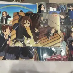 けいおん！！書き下ろしクリアポスター　５枚セット