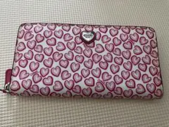 COACH コーチ 長財布 ハート柄 希少