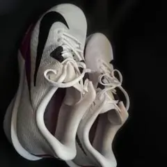 Nike エアズームフライ4ランニングシューズ ホワイト/パープル