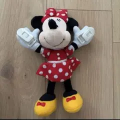 ミニーマウス ミニーちゃん 肩乗せ ぬいぐるみバッジ