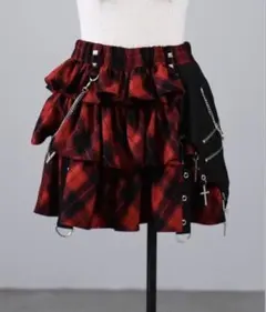 【美品】レフレムREFLEM ポーチ付き　フリルミニスカート　ジャージ素材 REFLEM[レフレム]ポーチ付きジャージフリルスカート - メルカリ