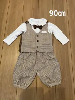 子供用 フォーマルスーツ チェック柄