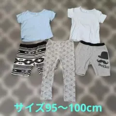 夏用子供服5点セット（無印良品・ユニクロ・西松屋）95〜100cm