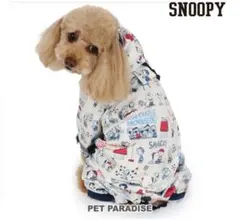 SNOOPY スヌーピー 足付レインコート　ペットパラダイス　3Ｓ　新品タグ付き