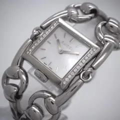 未使用/箱・コマ付】GUCCI シニョーリア ブルーブラック文字盤 116.5