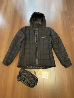 【美品】montbell イグニスダウンジャケット Lサイズ 黒 montbell イグニスダウンパーカブラック