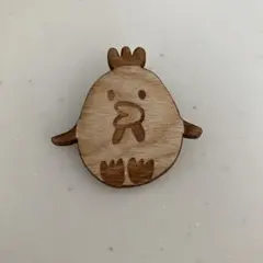にわとり　ブローチ　鳥