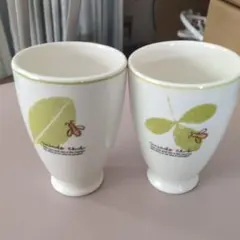 Mister Donut リーフデザインカップ2個セット