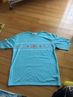 anap mimpi ネイティブ柄 Tシャツ ターコイズのサムネイル