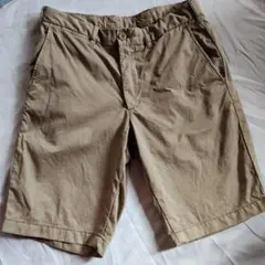 UNIQLO カジュアル ベージュ ショートパンツ