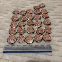 ヒロアカ　キャラクター顔デザインピンバッジ27個セット