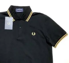 ✨新品タグ付✨FRED PERRY ポロシャツ ブラック ブラウン 刺繍 L
