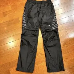 Puma ブラック ピステパンツ 取り外し可能　ロング短パンツ2way Mサイズ