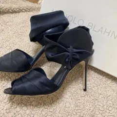 MANOLO BLAHNIK BIMBANU サンダル ナッパレザー 37