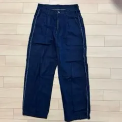 ロデオクラウンズ　RODEO CROWNS フリンジストレートデニムパンツのサムネイル