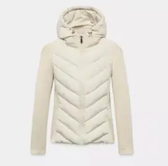 ZARA♡ザラ　コントラストパフジャケット　コンビパフジャケット　エクリュ　Sのサムネイル