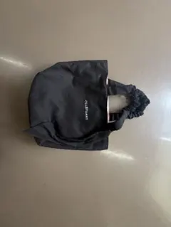 JILL STUART リボン付きトートバッグ ブラック ピンク