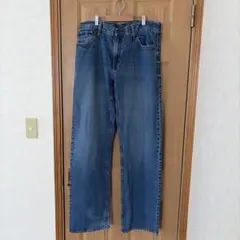 【OLD NAVY】ストレートデニム パンツ 36×36 ジーンズ ブルーのサムネイル