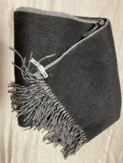 ★専用★ＬＵＣＩＡＮＯ　ＳＯＰＲＡＮＩカシミア　リバーシブルストール 黒×グレー