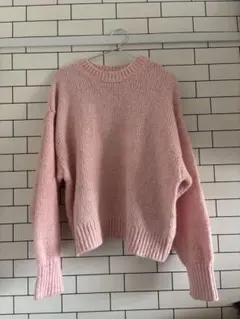 Ungrid ピンク 長袖ニットセーター