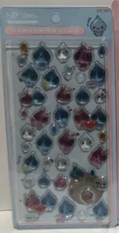 新品　ボンボンドロップシール　しずくちゃん　うるおいちゃん