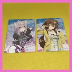 ホロライブ カード チョコ vol.1 キャラクター ブロマイド 2枚セット