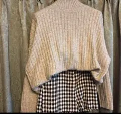 新品　ZARA チェック　千鳥格子 ショートパンツ