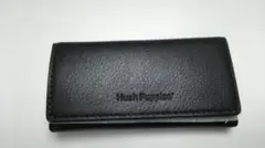 Hush Puppies ブラックレザーキーケース