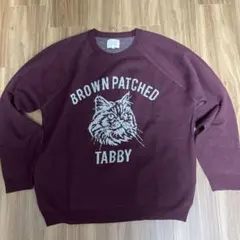 ニット CORISCO 赤 アニマル セーター LL