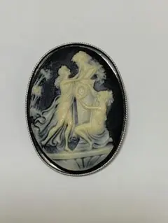 未使用　長期保管品　カメオ　ブローチ　ペンダントトップ　ヴィンテージ　昭和レトロ