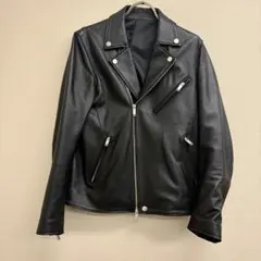 STUDIOUSラムレザー　 ダブルレザージャケット　サイズ2 M-L