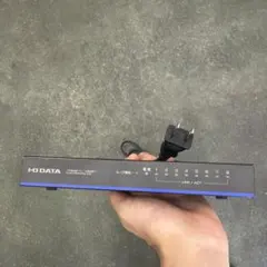 I-O DATA 8ポートスイッチングハブ ETX-ESH08NB 本体