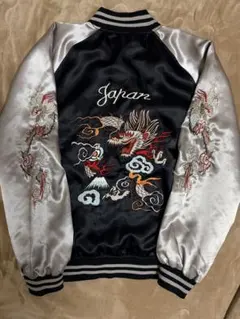 美品 Japanese 龍 日本限定 スカジャン vintage サテン