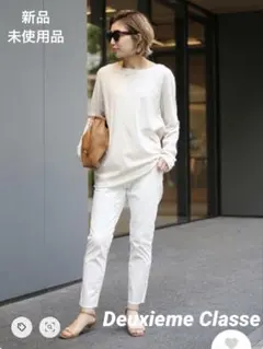 新品未使用品　Deuxieme Classe Skew Tシャツ　ホワイトのサムネイル