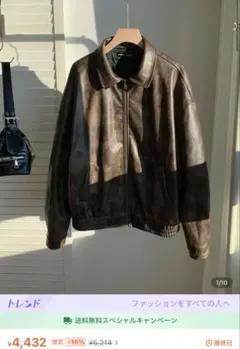 SHEIN ジャケット　レザー風