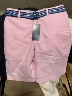 ピンク ハーフパンツ ベルト付き150サイズ